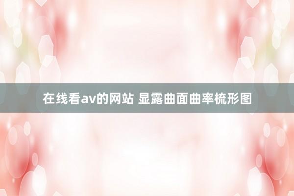 在线看av的网站 显露曲面曲率梳形图