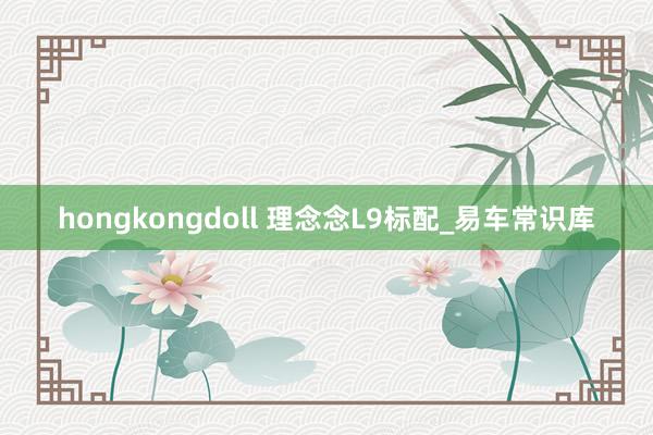 hongkongdoll 理念念L9标配_易车常识库